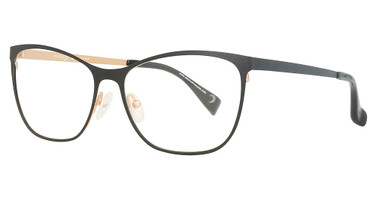 Interface Eyeglasses IFK2030 MATT BLACK/ MATT PINK GOLD/C1