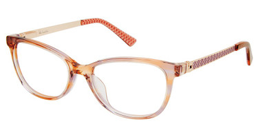 Nicole Miller Eyeglasses LAYLA PINK ORANGE/C01