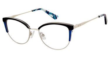 Ann Taylor Eyeglasses ATP824 SILVER BLACK/C01