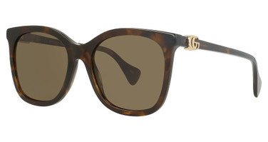 Gucci Eyeglasses GG1071S HAVANA-HAVANA-BROWN/002