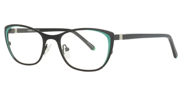 Continental Optical Imports Eyeglasses La Scala 879 Black/Green
