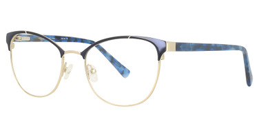 Oscar De La Renta Eyeglasses OSL728 Navy/Shiny Gold/414