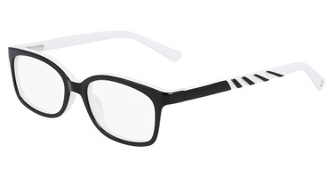 Lenton & Rusby Eyeglasses LRK4001 BLACK WHITE/001