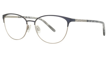 Jessica McClintock Eyeglasses 4342 BLUE GUNMETAL
