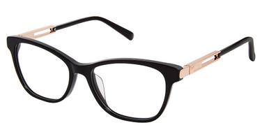 Superflex Eyeglasses SF-617 BLACK ROSE GOLD/S300