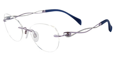 Line Art Eyeglasses XL 2165 Blue/BL