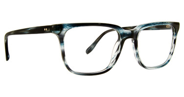 Badgley Mischka Eyeglasses Reid Blue Horn/BLO