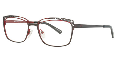 Encore Vision Eyeglasses Daydream Black/Burgundy