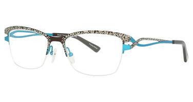 Encore Vision Eyeglasses TW203 Brown/Turquoise