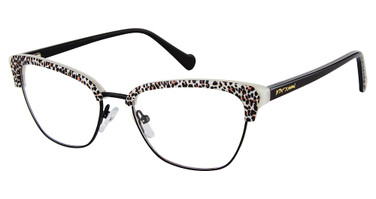 BETSEY JOHNSON Eyeglasses SHE DEVIL Leopard/LEO