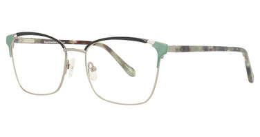 Encore Vision Eyeglasses INT215 Black/Green/Gun