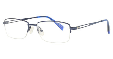 Continental Optical Imports Eyeglasses Precision 162 Navy