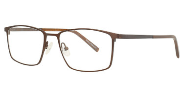 Continental Optical Imports Eyeglasses Precision 166 Matte Brown
