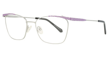 HeadLines Eyeglasses HL-1527 SHINY GUN/PURPLE/C1
