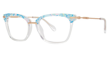 Lilly Pulitzer Eyeglasses Brightlee Mini Cabana Cocktail/CC