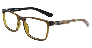 Dragon Eyeglasses DR2037 SHINY OLIVE CRYSTAL ROB RESIN/313