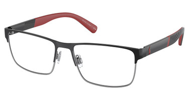 Polo Eyeglasses PH1215 SHINY BLACK + GUN METAL/9003