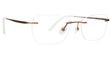 Totally Rimless Eyeglasses Infinity 01(358) Brown/BRN
