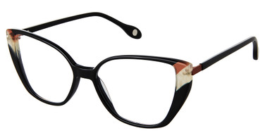 FYSH Eyeglasses FYSH 3703 BLACK CREAM TERRACOTTA/S400