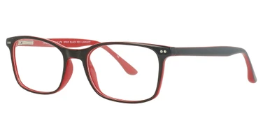 Advantage Eyeglasses Drive BLACK RED LAMINATE