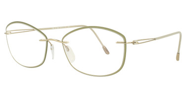 Silhouette Eyeglasses 5566 Geometric champagne/ olive/8540