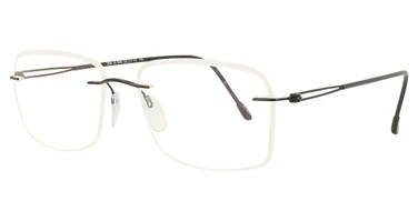 Silhouette Eyeglasses 5566 Rectangle black/ white/9040