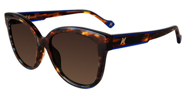 Yalea Eyeglasses SYA077 Blue Havana 0743