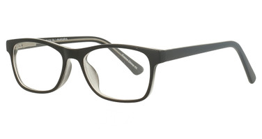 Jelly Bean Eyeglasses JB184 Matte Black/Crystal/3