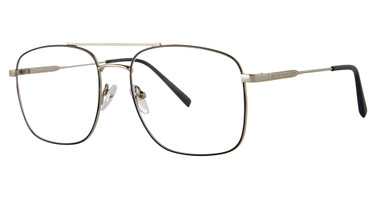 Gotham Eyeglasses GOTHAM PREMIUM STEEL 36 SILVER/BLACK