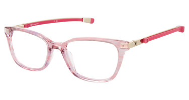 Champion Eyeglasses LARK PINK STRIATION/C01