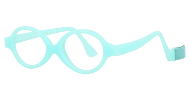 FLEX FRAMES Eyeglasses Bambam 34 Clear Blue/EC