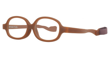 FLEX FRAMES Eyeglasses Rascal 42 Milk Chocalate/M