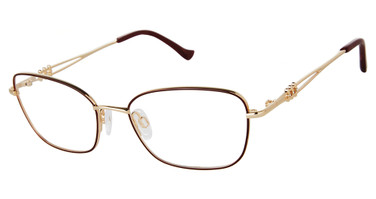 Tura Eyeglasses R138 burgundy / gold/BUR