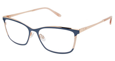 Lulu Guinness Eyeglasses L239 slate/pink/SLA