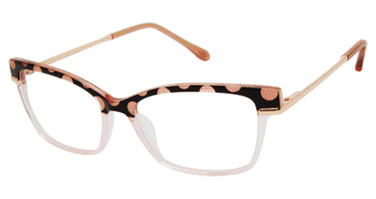 Lulu Guinness Eyeglasses L240 blush/black/BLS