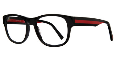 ECKO Unltd Eyeglasses ECKO709 Black/Red/BLACK/RED
