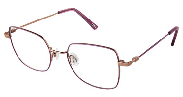 Kliik:denmark Eyeglasses K-739 EGGPLANT ROSE GOLD/M207