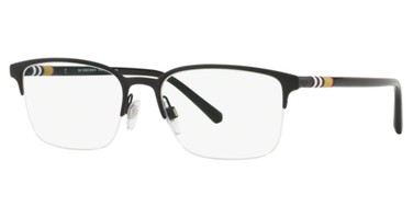 Burberry Eyeglasses BE1323 BLACK RUBBER/1213