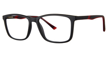 Modern Plastics II Eyeglasses Finish Line black/red