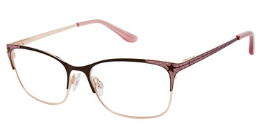 gx by GWEN STEFANI Eyeglasses GX843 Brown/pink/BRN