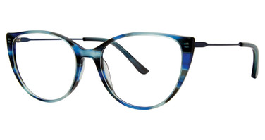 Modz Titanium Eyeglasses VALUABLE blue haze/navy