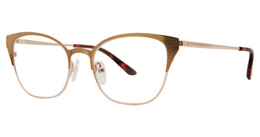 Genevieve Boutique Eyeglasses NURTURE satin antique gold
