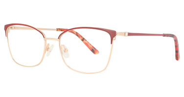 Continental Optical Imports Eyeglasses Precision 503 Red/Gold