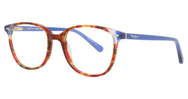 Pepe Jeans Eyeglasses PJ3487 Red Tortoise/Blue/C-13