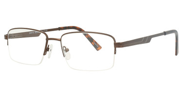 Continental Optical Imports Eyeglasses Exclusive 253 Matte Brown