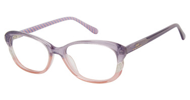 Lulu by Lulu Guinness Eyeglasses LK049 purple/pink/PUR