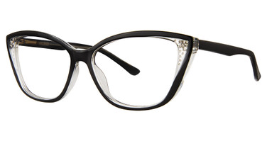 Modern Times Eyeglasses ABROAD black/crystal