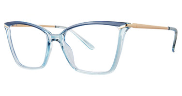 Modern Times Eyeglasses BOUNTIFUL blue crystal/gold