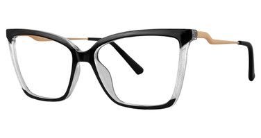 Modern Times Eyeglasses SASSY black/crystal/gold