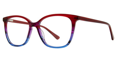 Vivid Eyeglasses SPLASH 89 burgundy/blue
